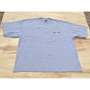 VINTAGE CONVERSE All Star Chuck Taylor Shirt Short Sleeve Men's Gray SIZE 3XL